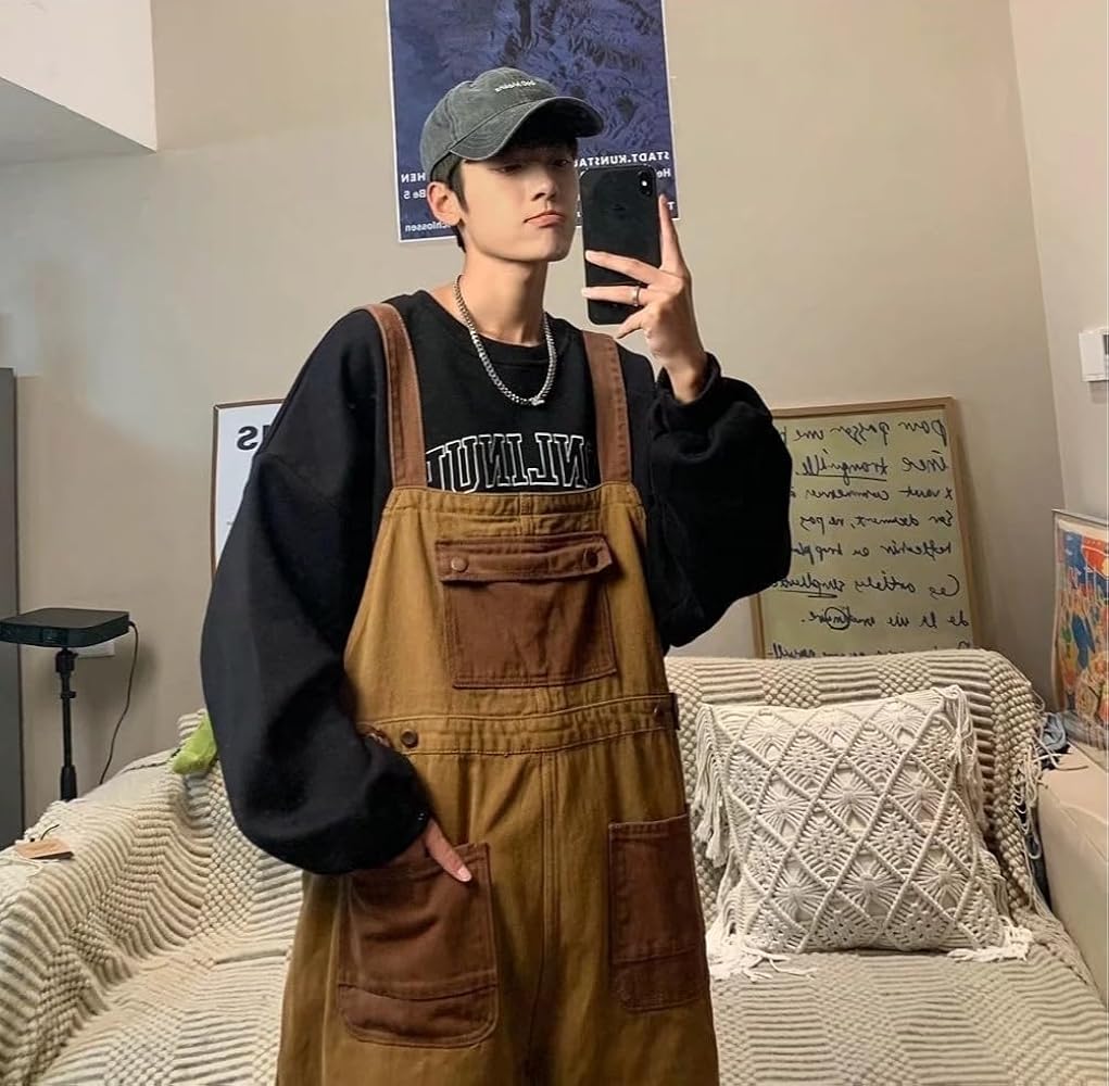 Amazon.co.jp: オーバーオール メンズ 大きいサイズ 作業着